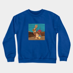 Desert Cottontail Rabbit Crewneck Sweatshirt